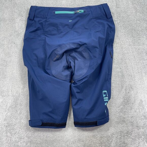 Giro Mountain Cycling Havoc H2O Shorts Womens 6 Midnight Blue Logo Nylon Racing - Picture 7 of 16